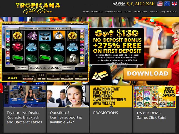 tropicana casino online